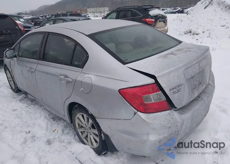 2012 Honda Civic Ex z USA, uszkodzony, nr VIN 2HGFB2F84CH312420